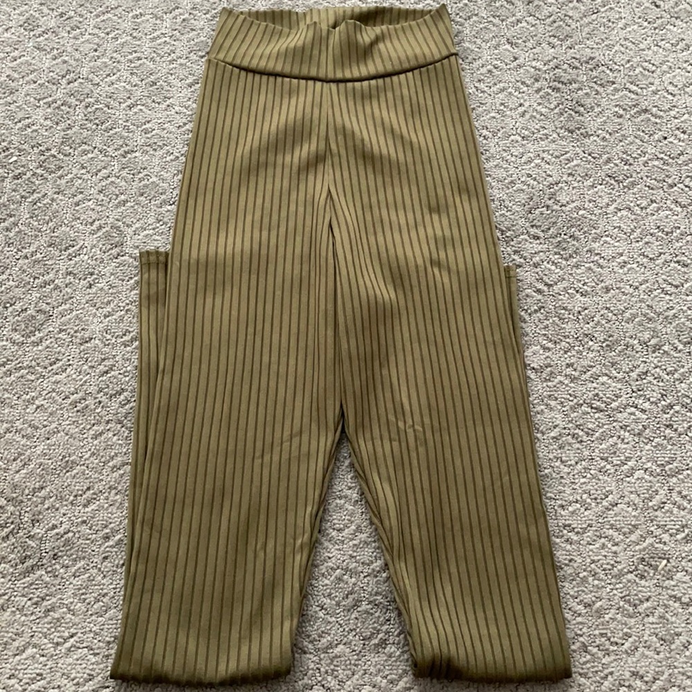 NASTYGAL Dark green leggings